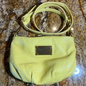 Marc By Marc Jacobs Yellow Leather Crossbody Purse